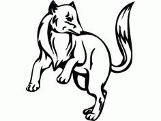 Animal Mascot Stencil Free Dxf File, Free Vectors File
