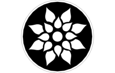 Floral Design Free DXF File, Free Vectors File