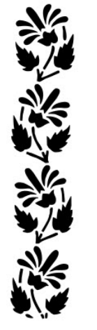 Flower Border Free DXF File, Free Vectors File