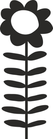 Sunflower Symbol Free DXF File, Free Vectors File