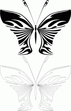 Butterfly Wall Decal Free Vector, Free Vectors File