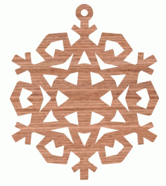 Snowflakes Wooden Ornaments Free Vector, Free Vectors File