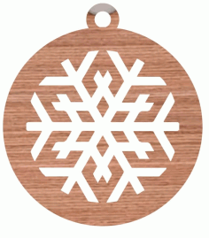 Pendant Snowflakes Ornament Free Vector, Free Vectors File