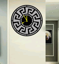 Wall Clock with Company Logo Free Vector, Free Vectors File
