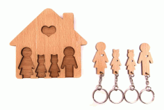 Personalized Wall Key Holder Rack Free Vector, Free Vectors File