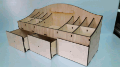 Large Desk Organizer Box Free Vector, Free Vectors File