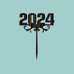 2024 Welcome Topper Design Free Vector, Free Vectors File