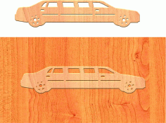 Limousine Wooden Shape Drawing Toy Free Vector, Free Vectors File