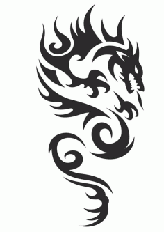 Celtic Phoenix Tattoo Dragon Free Vector, Free Vectors File