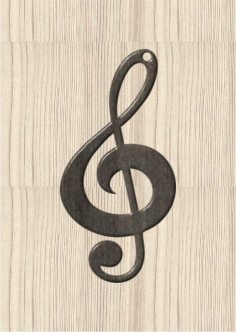 Music Sign Pendant Craft Free Vector, Free Vectors File