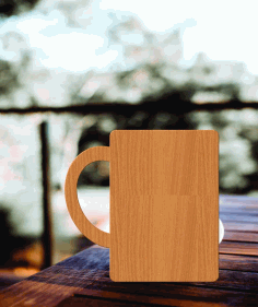 Laser Cut Tea Mug Wooden Craft Cutouts Free Vector, Free Vectors File