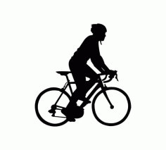 Cycle Silhouette Art Free Vector, Free Vectors File