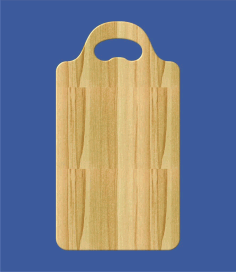 Laser Cut Wide Wooden Cutting Board Free Vector, Free Vectors File
