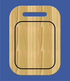 Kitchen Wooden Cutting Board Free Vector, Free Vectors File