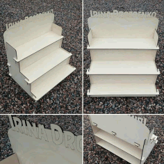 Decorative Stair Step Shelf Organizer 6mm Free Vector, Free Vectors File