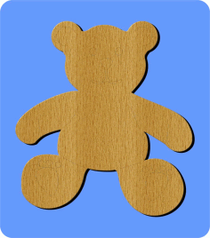 Laser Cut Bear Cutouts with Lineart Free Vector, Free Vectors File