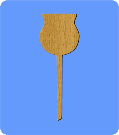 Laser Cut Thistle Funnel Wood Shape Lab Equipment Craft Free Vector, Free Vectors File