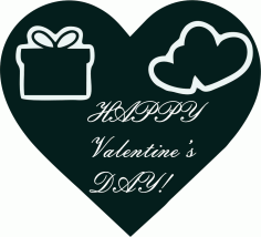 Valentine Day Gift Sticker Free Vector, Free Vectors File