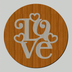Laser Cut Wooden Lover Wish Valentine Day Free Vector, Free Vectors File