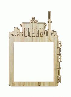 Laser Cut Berlin Photo Picture Frame Free Vector, Free Vectors File