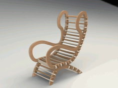 Chair Fixed Clean Filat Free DXF File, Free Vectors File