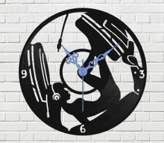 Vinyl Record Wall Clock Free Vector, Free Vectors File