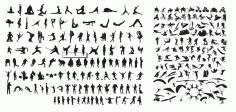 Sports Silhouettes Pack of Free Vector, Free Vectors File