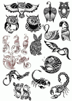 Animals Vector Pack Free Vector, Free Vectors File