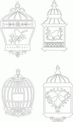 Bird Cage Vectors Free Vector, Free Vectors File