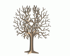 Birds Tree Jewelry Stand 3mm Free Vector, Free Vectors File