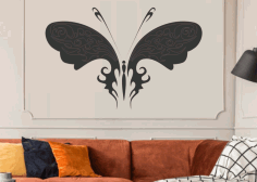 Laser Cut Wall Decor Butterfly Art Free DXF File, Free Vectors File