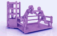 Boxing Pen Holder Stand 3mm Free Vector, Free Vectors File