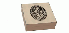 Wood Laser Cut Box Free Vector, Free Vectors File