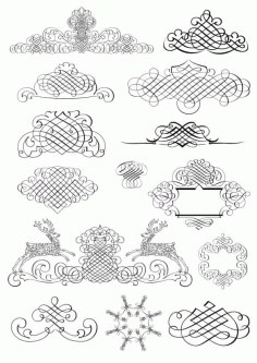 Caligraf Decor Free Vector, Free Vectors File