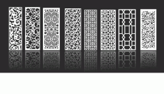 Decorative Screen Collection Free Vector, Free Vectors File