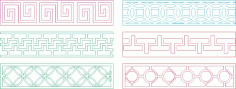 Decorative Lattice for CNC Machine Free Vector, Free Vectors File