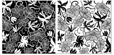 European Art Deco Floral Vectors Free Vector, Free Vectors File