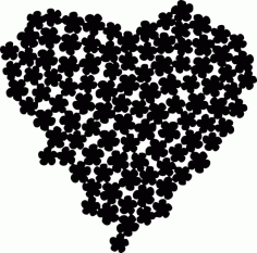 Posy Heart Free Vector, Free Vectors File