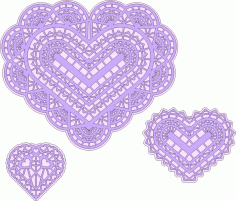 Three Hearts Free Vector, Free Vectors File