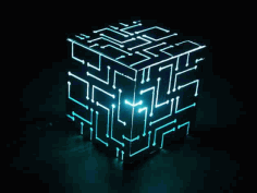 Alien Cube Lamp Free Vector, Free Vectors File