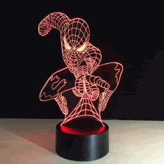 Spiderman Night Light Free Vector, Free Vectors File