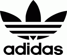 Adidas Logo cdr Free Vector, Free Vectors File