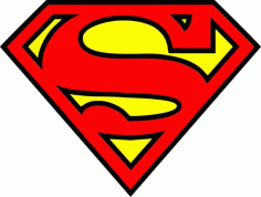 Super Man Logo Vector Free Vector, Free Vectors File