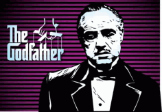 Marlon Brando Godfather Poster Free Vector, Free Vectors File