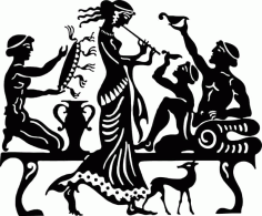 Ancient Greek Art Free Vector, Free Vectors File