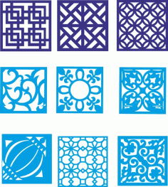 Chinese Partition Design Free Vector, Free Vectors File