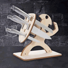 Spartan Knife Block Diy CNC Plans Free Vector, Free Vectors File