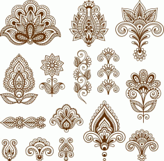 Mehndi Free Art Free Vector, Free Vectors File