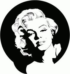 Marilyn Monroe Art Free Vector, Free Vectors File