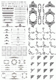 Dividers and Design Elements Free Vector, Free Vectors File